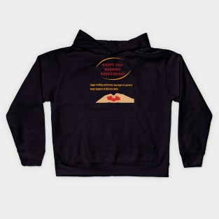 happy 26st wedding anniversary Kids Hoodie